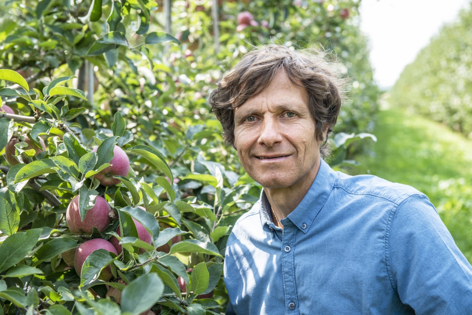 Jan Hellemans, biologisch sappenmaker bij De Drie Wilgen © Oxfam België